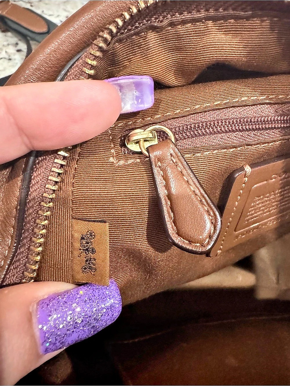 Coach Mini Charlie Backpack in Signature Canvas Brown & Tan - Picture 3 of 11